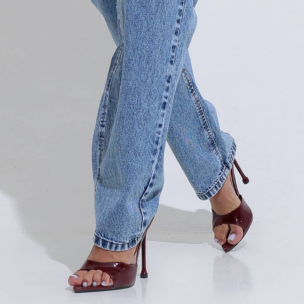 Calça Feminina Jeans Look Streetwear Santa Mina