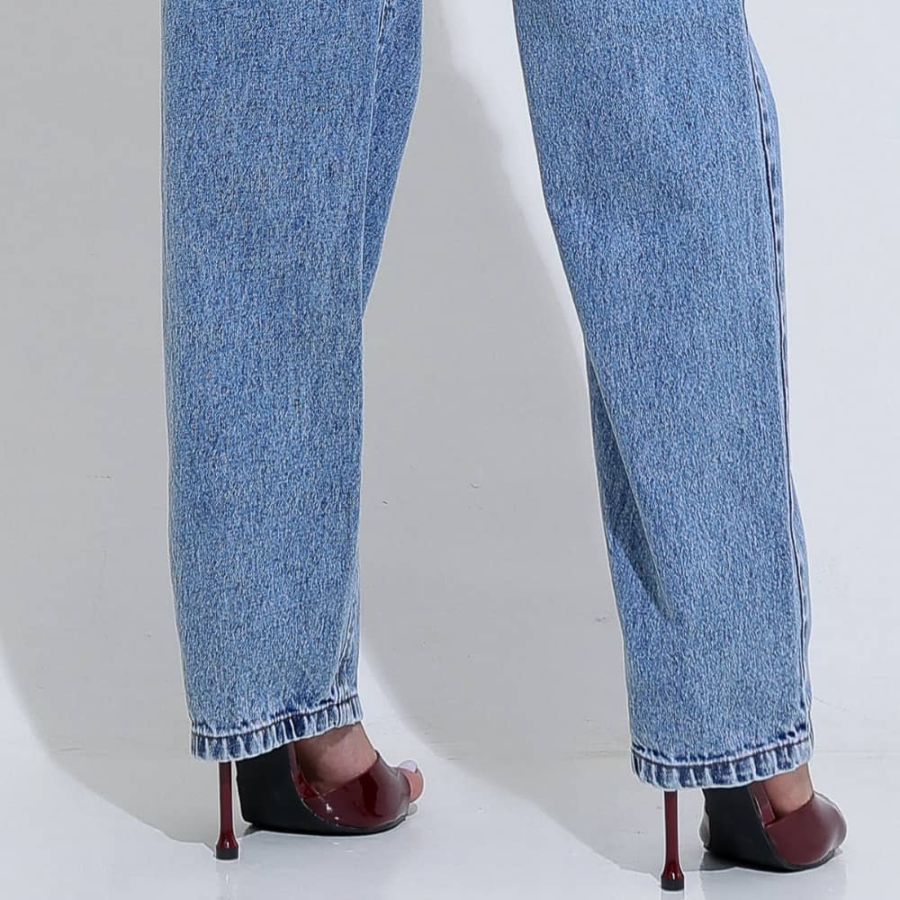 Calça Feminina Jeans Fashion Urbana Santa Mina