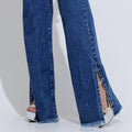 Calça Feminina Jeans Estilo Sofisticado Santa Mina
