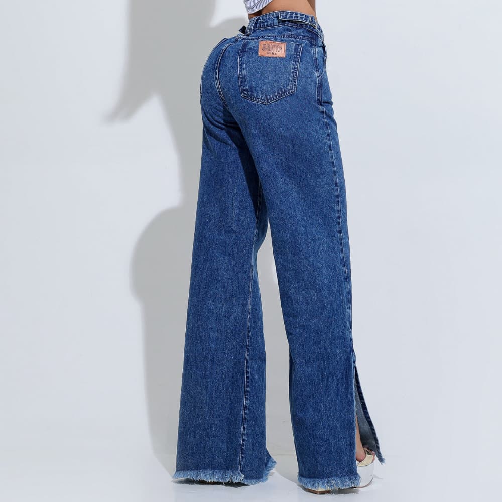 Calça Feminina Jeans Perfeita para Estilo Urbano Santa Mina
