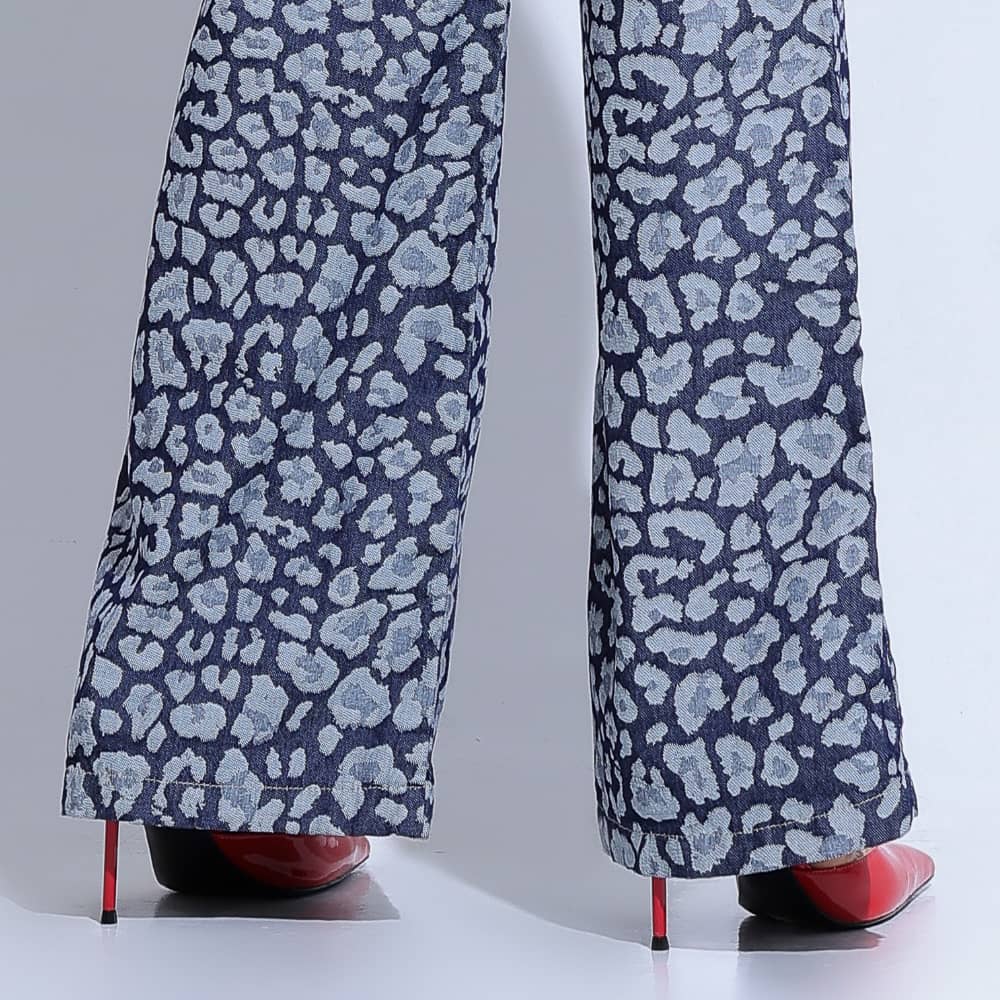 Calça Feminina Pantalona Fashion Trend Santa Mina