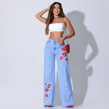 Calça Feminina Wide Leg Adriane - SM307b
