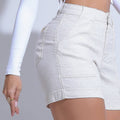 Shorts Feminino Estilo Minimalista Santa Mina