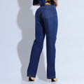 Calça Jeans Feminina Azul Escuro Tendência Santa Mina