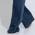 Calça Feminina Jeans Elegante Atemporal Santa Mina