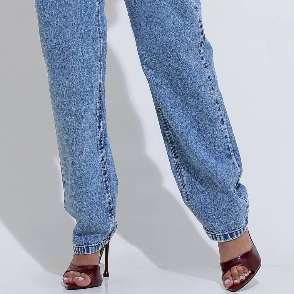 Calça Feminina Jeans Confortável e Fashion Santa Mina