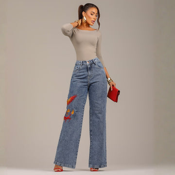 Calça Feminina Wide Leg Fênix - SM402