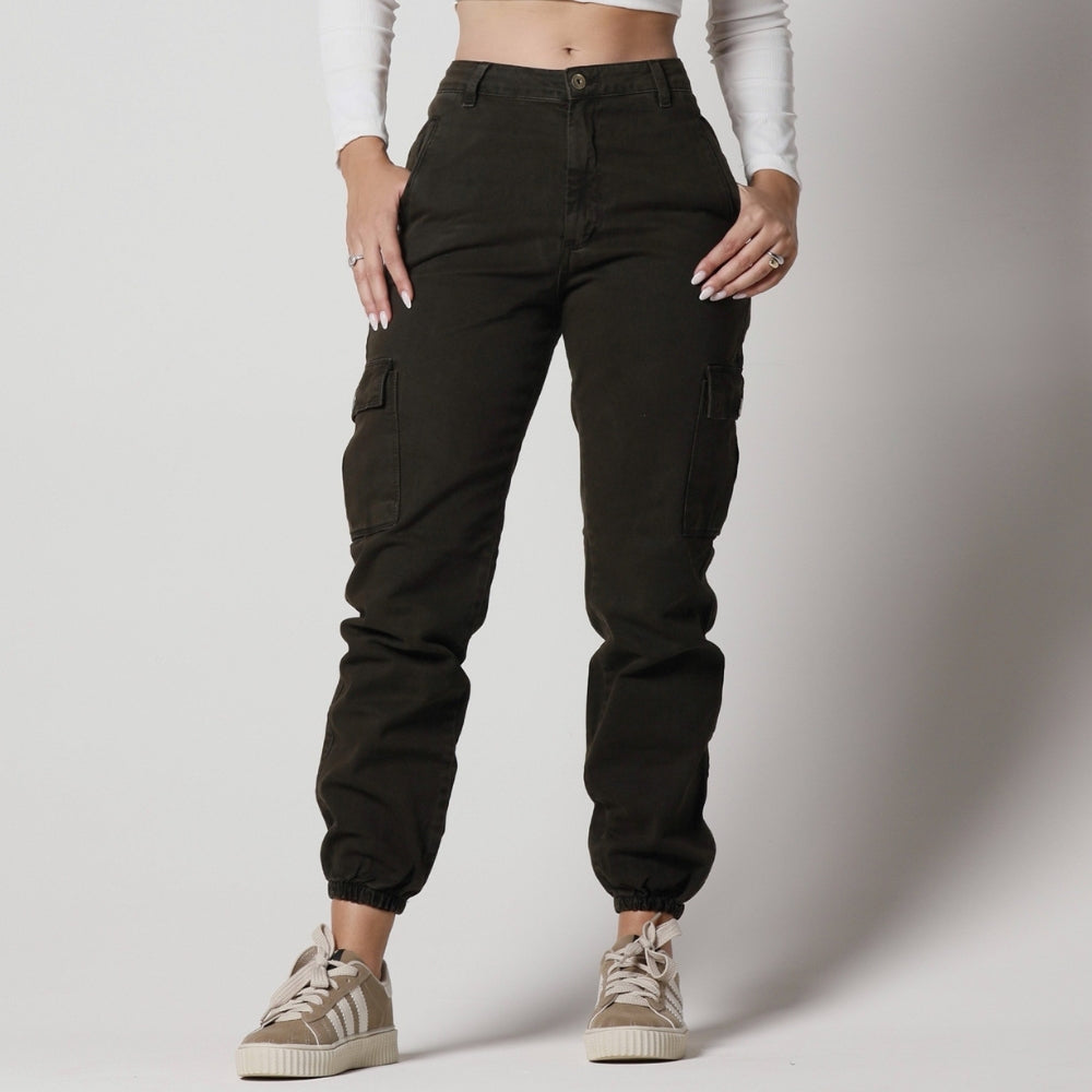 Calça Feminina Cargo Verde Charlotte - SM249